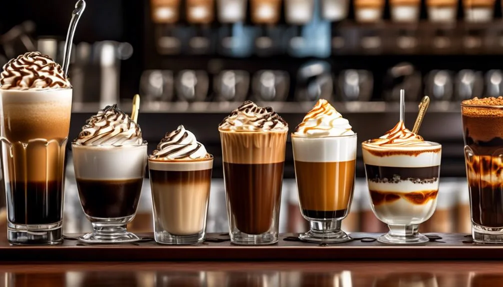 different types of espresso