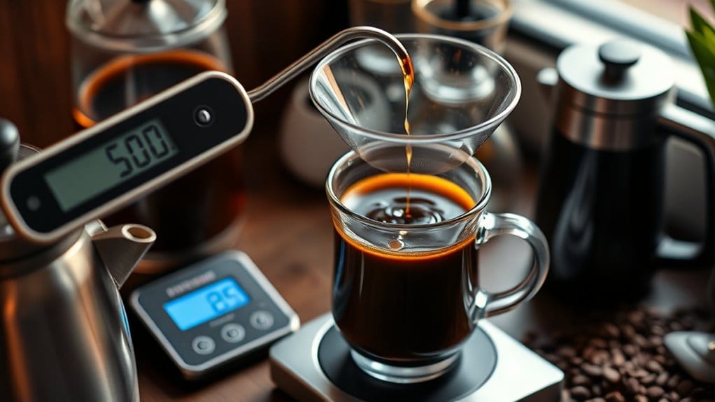 adjust temperature for flavor