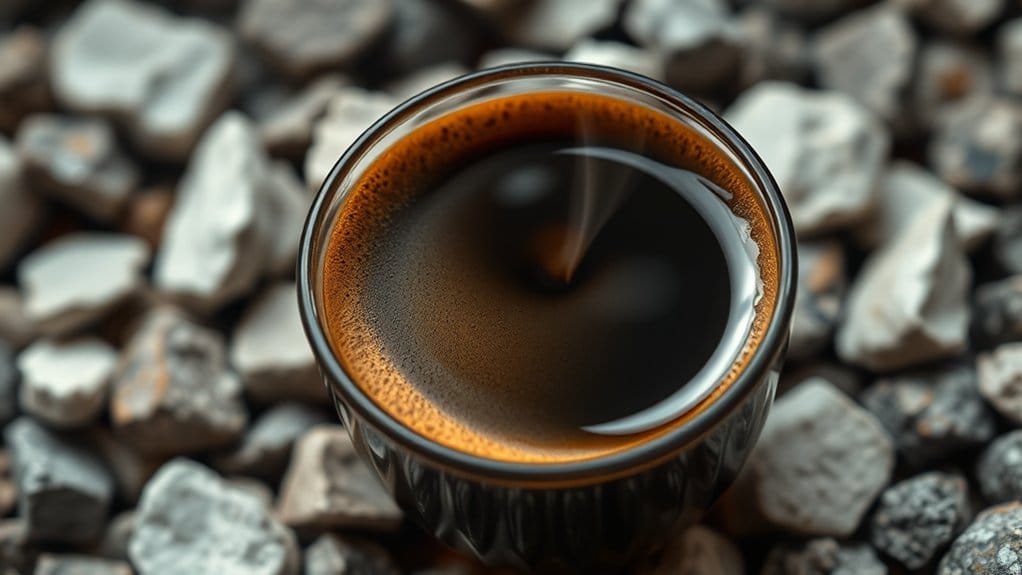 calcium enhances espresso extraction