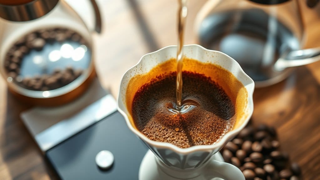 coffee bloom indicates freshness