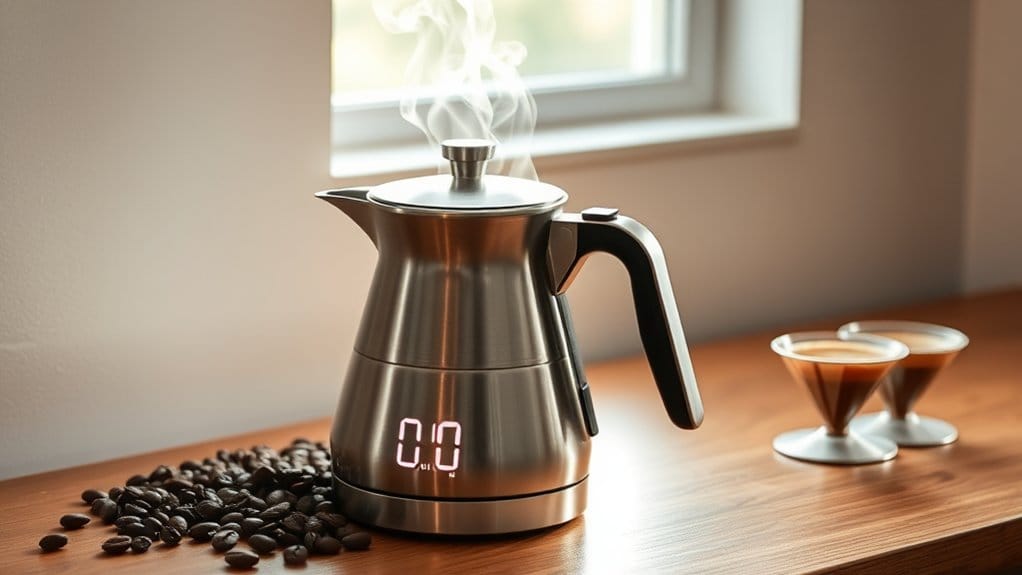 elegant functional precise brewing