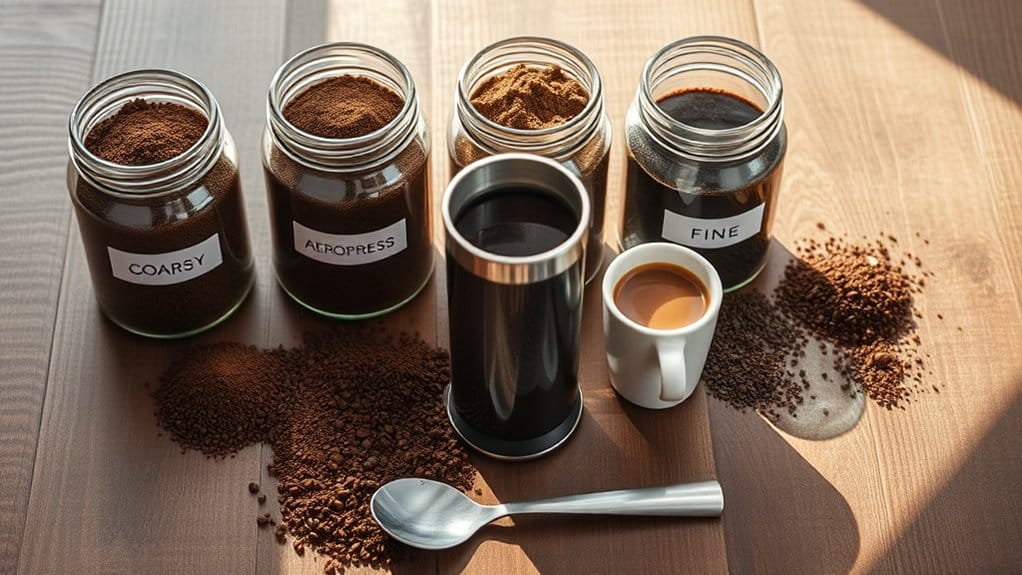 essential grind size comparison