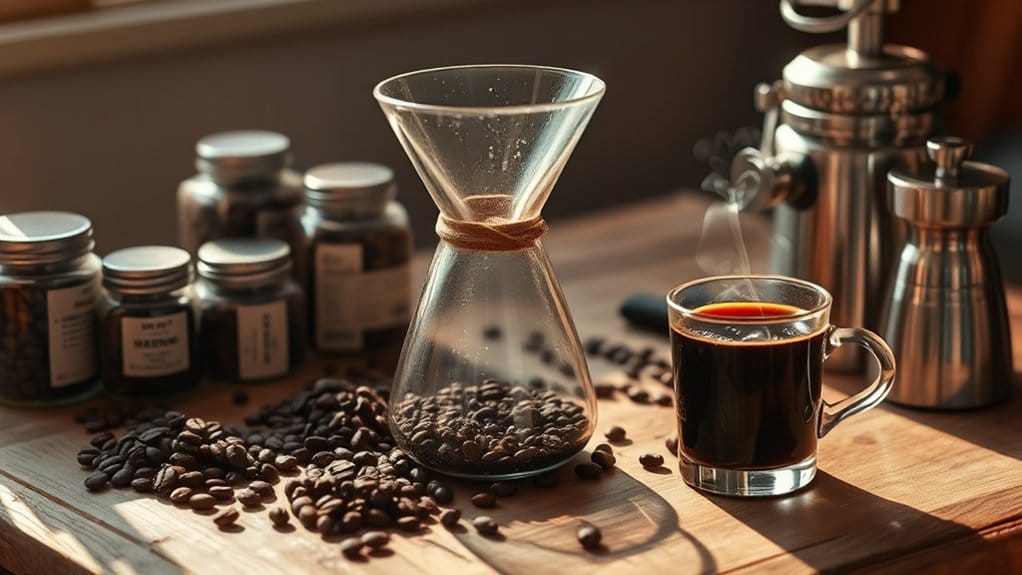 experiment with grind size