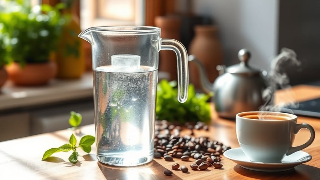 filtered water enhances coffee