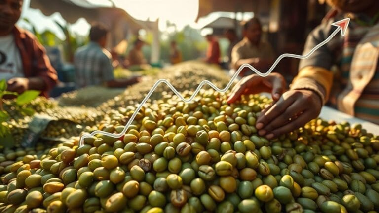 green coffee price volatility