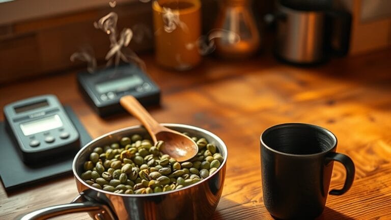 home coffee bean roasting