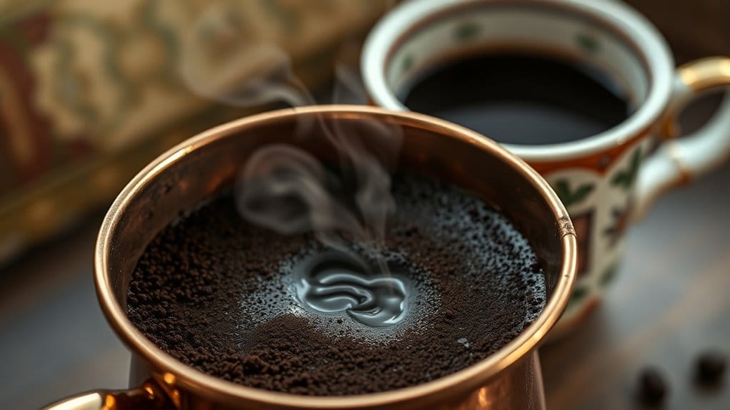 intense traditional turkish coffee