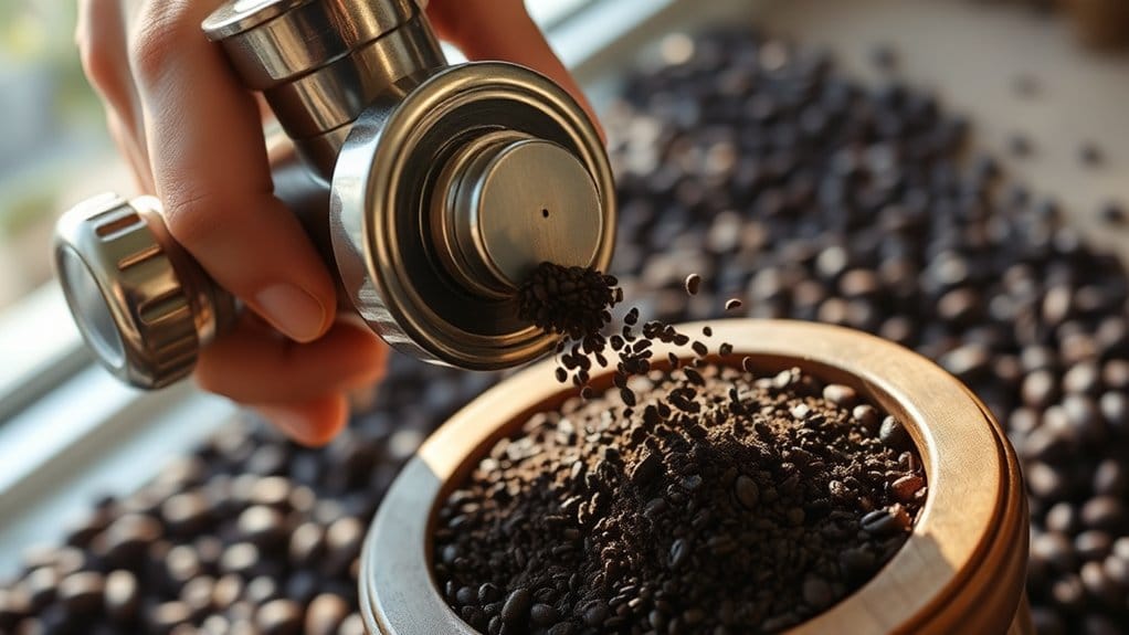 manual grinding enhances flavor