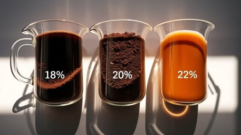 optimal coffee brewing percentages