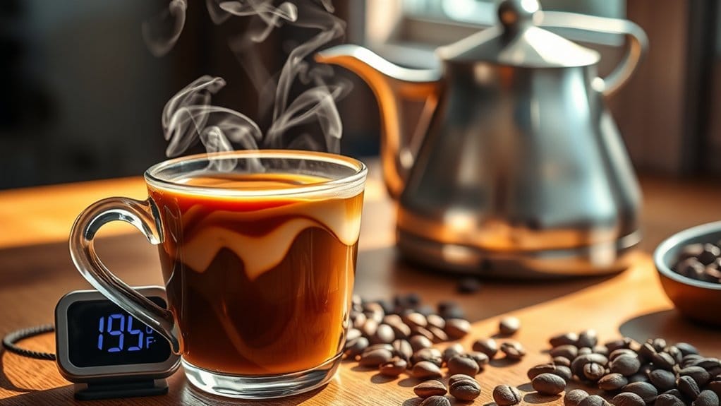 optimal coffee brewing temperature