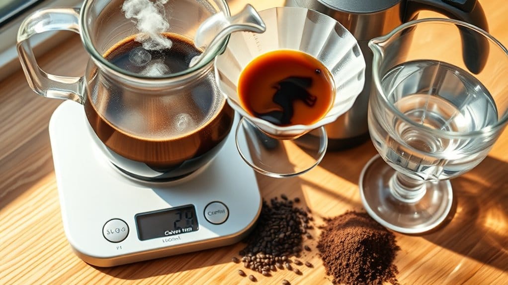 optimal coffee water ratio