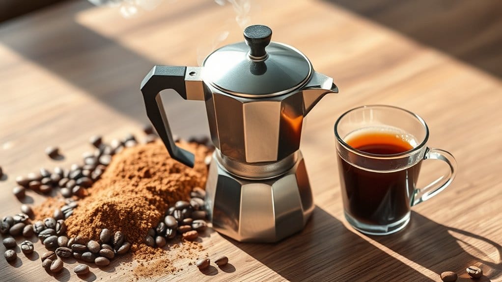 optimizing moka pot grind size