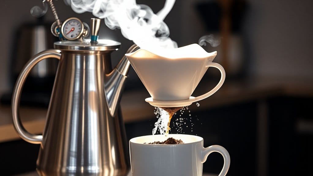 precision temperature brewing kettle