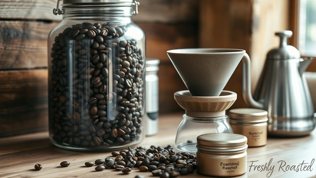 proper coffee bean storage