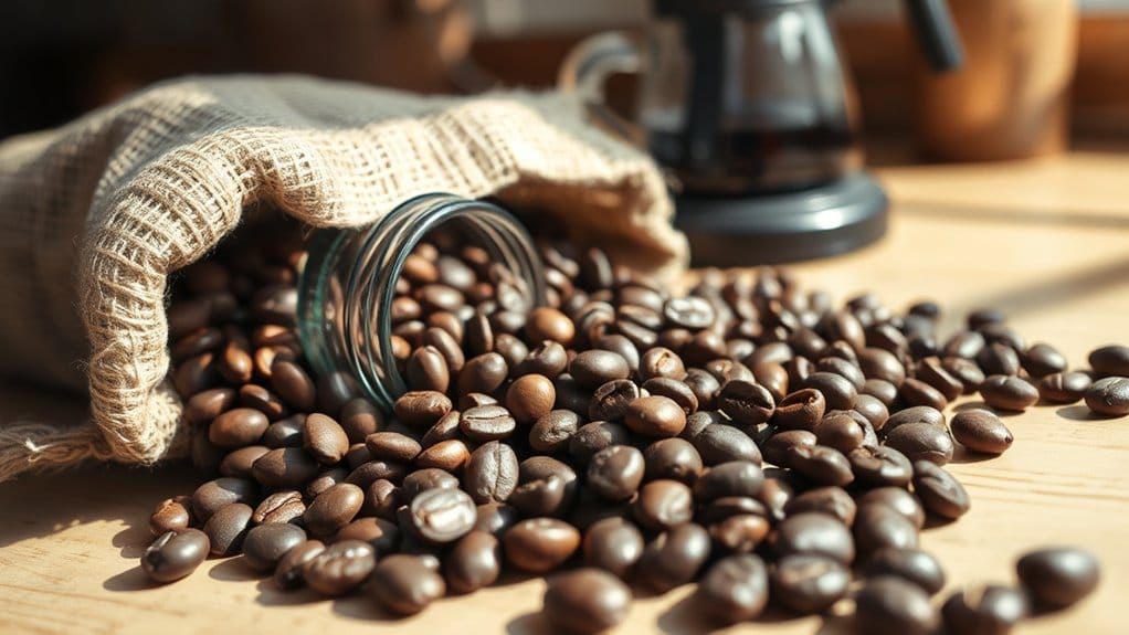 proper coffee bean storage