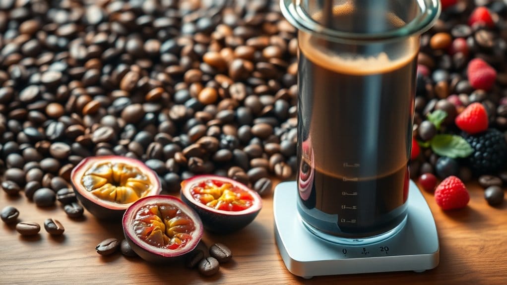 select fresh arabica beans