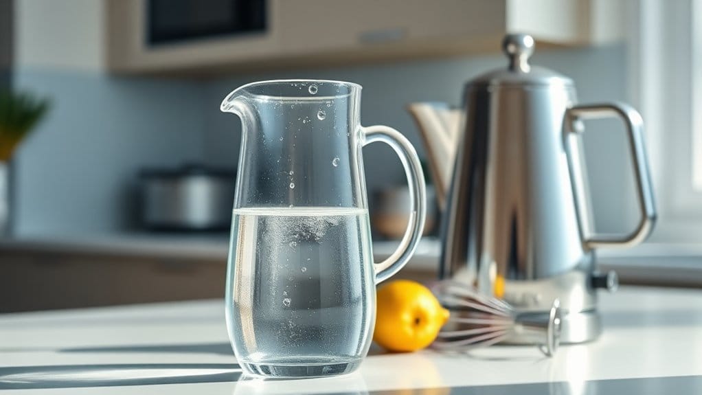 tap water affects descaling efficiency