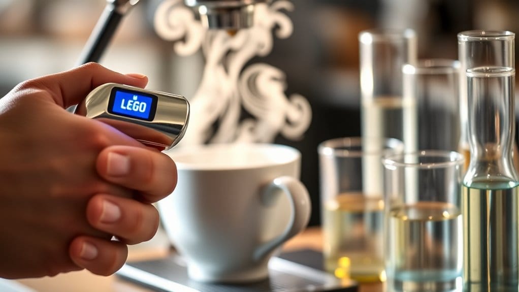 testing water for brewing