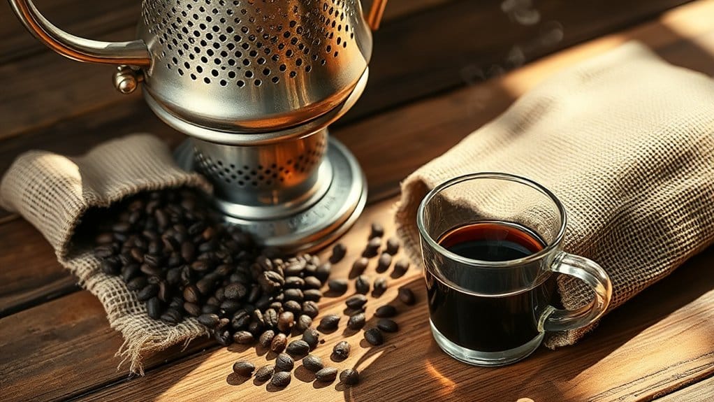 traditional vietnamese coffee brewing